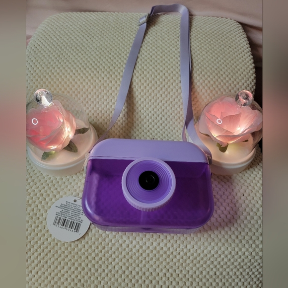 NWT Purple/violet Camera Canteen W/built In Straw - Picture 1 of 3